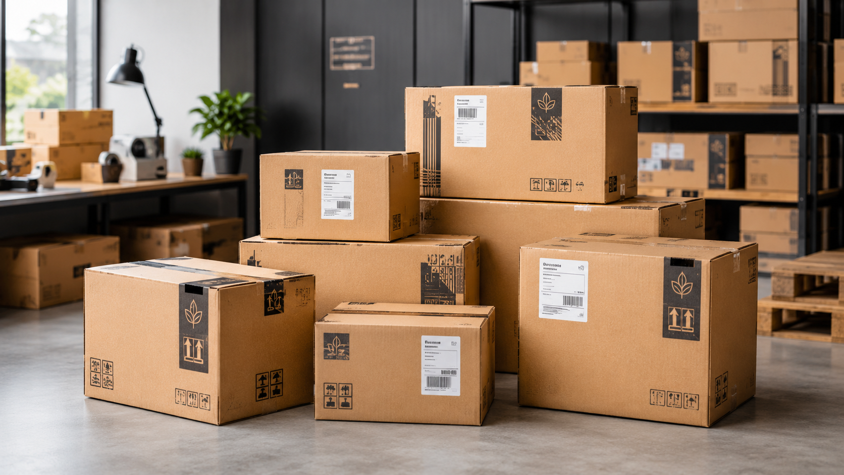 Caixas personalizadas para e-commerce e envios